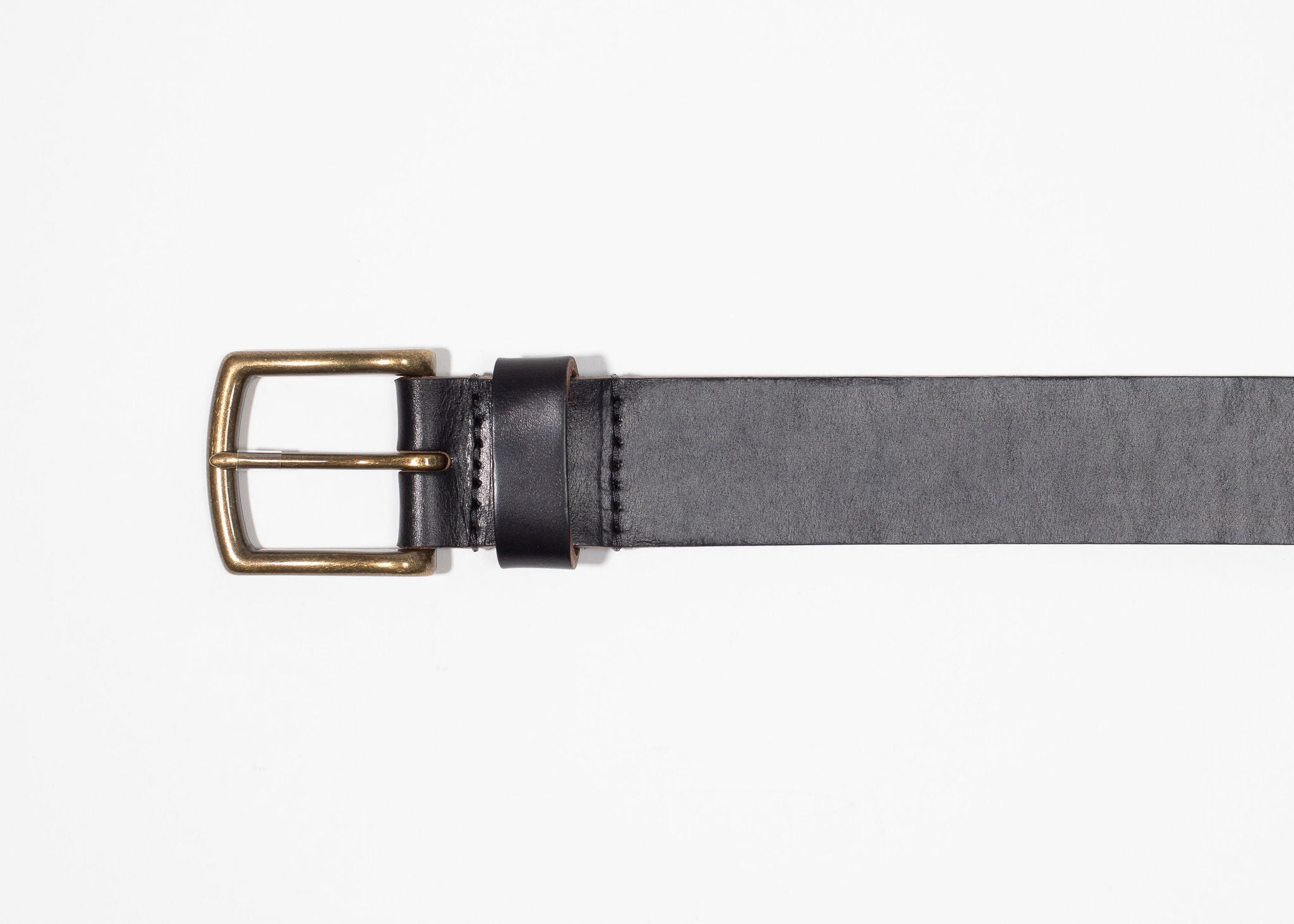Black Chromexcel Leather Belt - Image 4