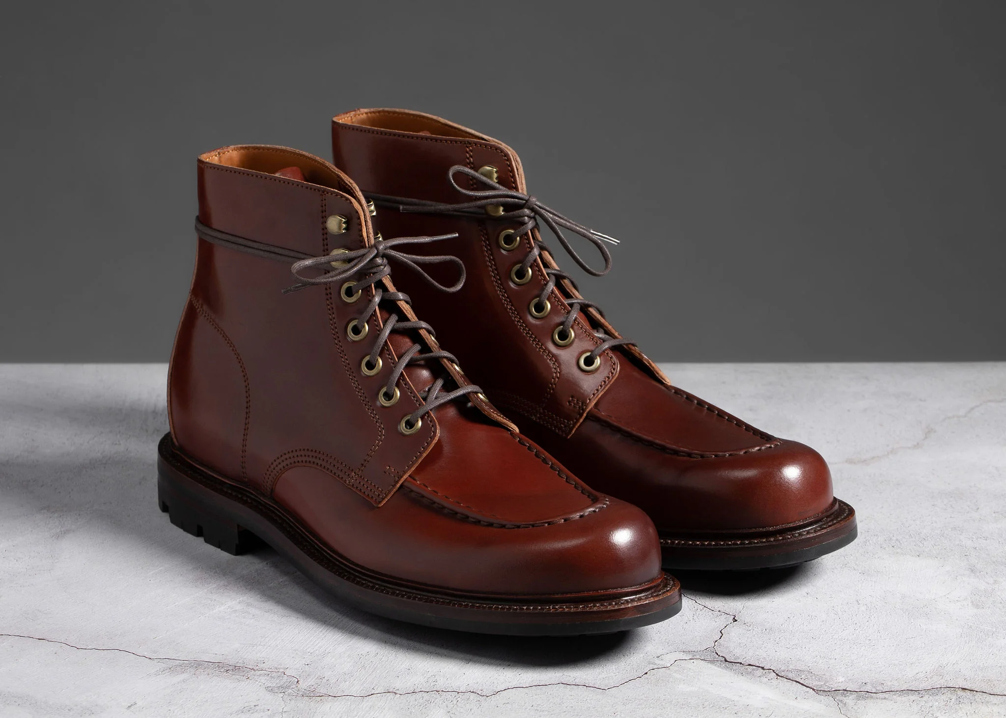 Pre-Order Coming Soon | Brass Boot Garnet Shell Cordovan - Image 2
