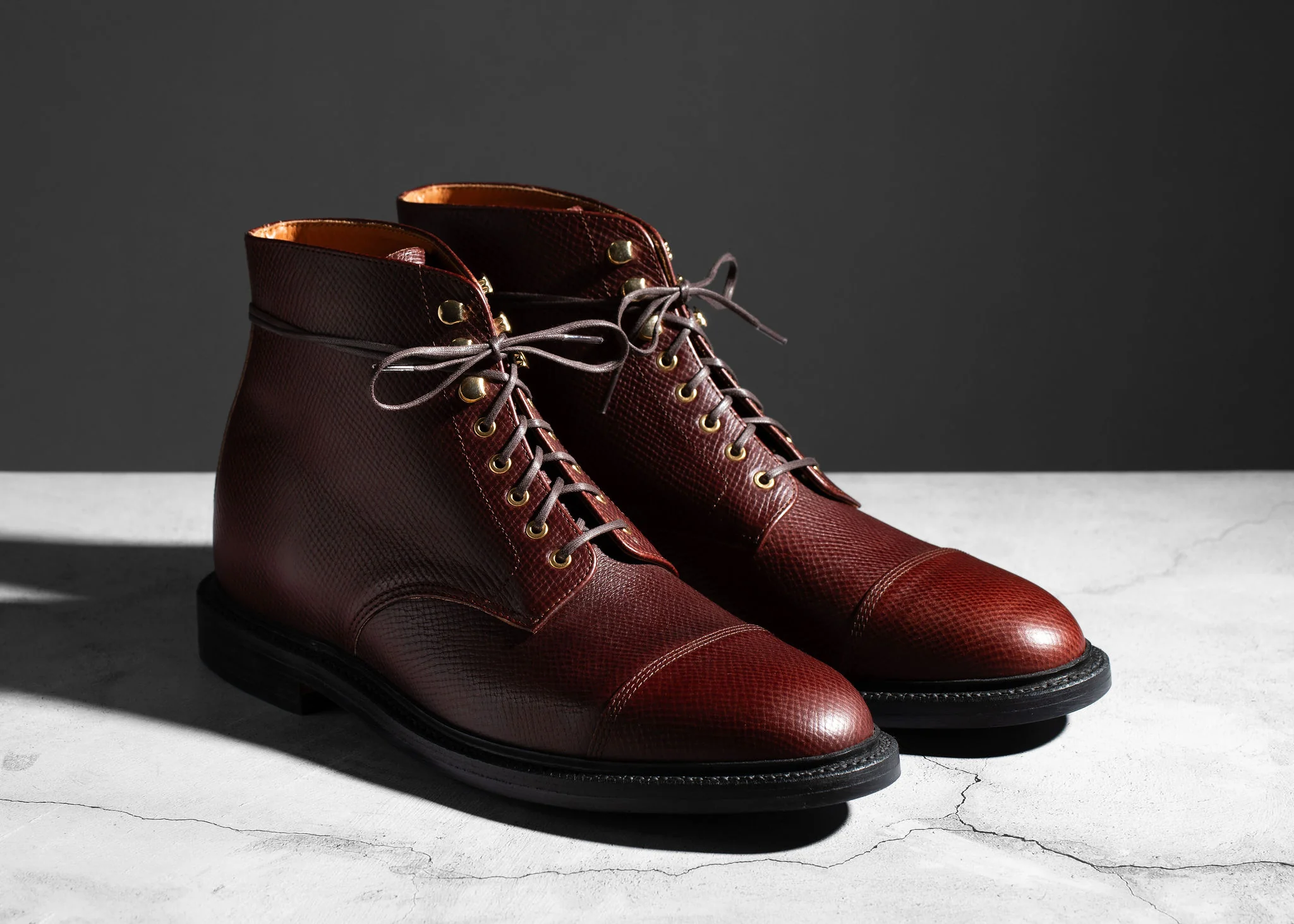 Cap Toe Boot Tan Pioneer Reindeer - Image 2