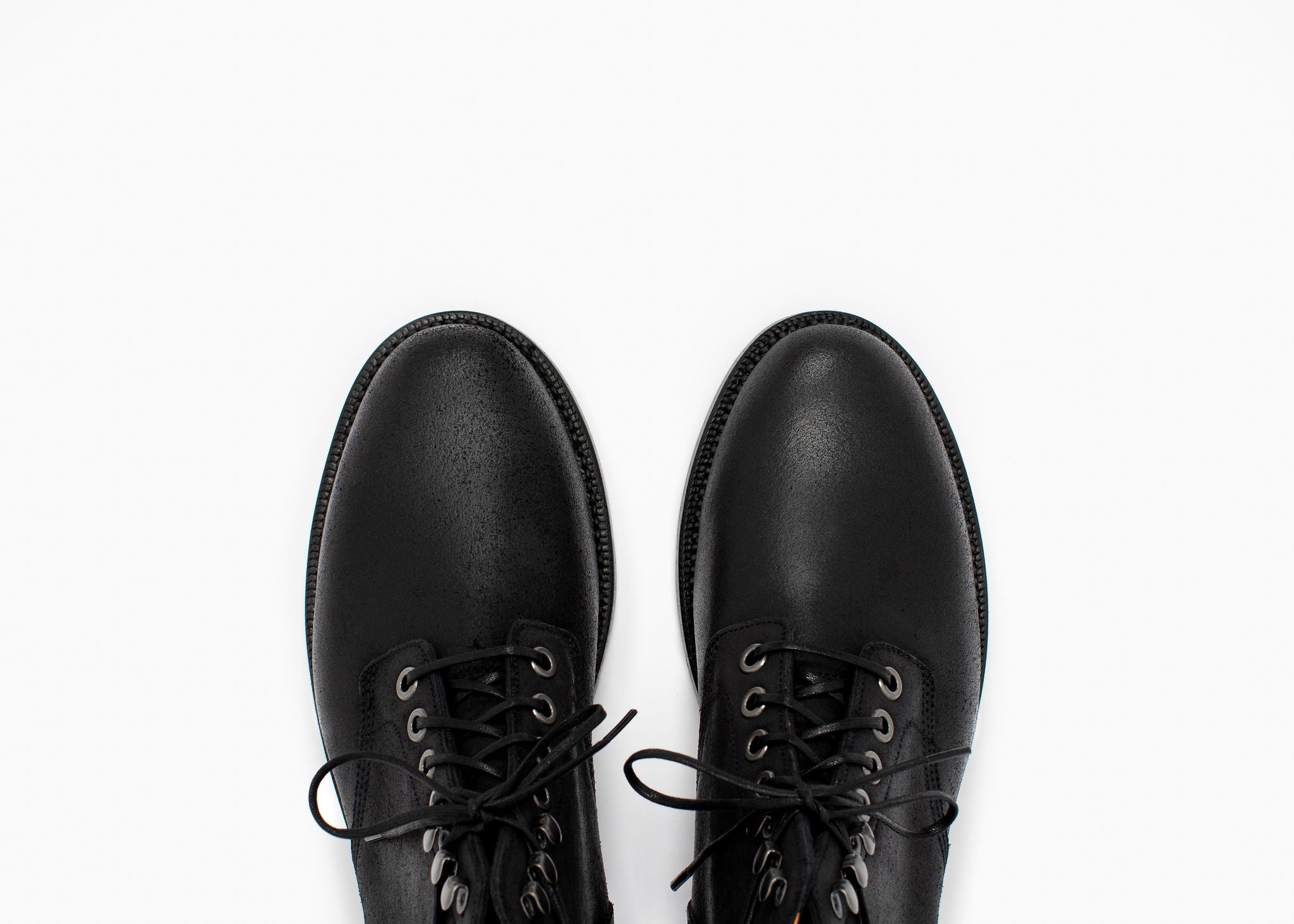 Nora Boot Black Waxed Commander - Image 3