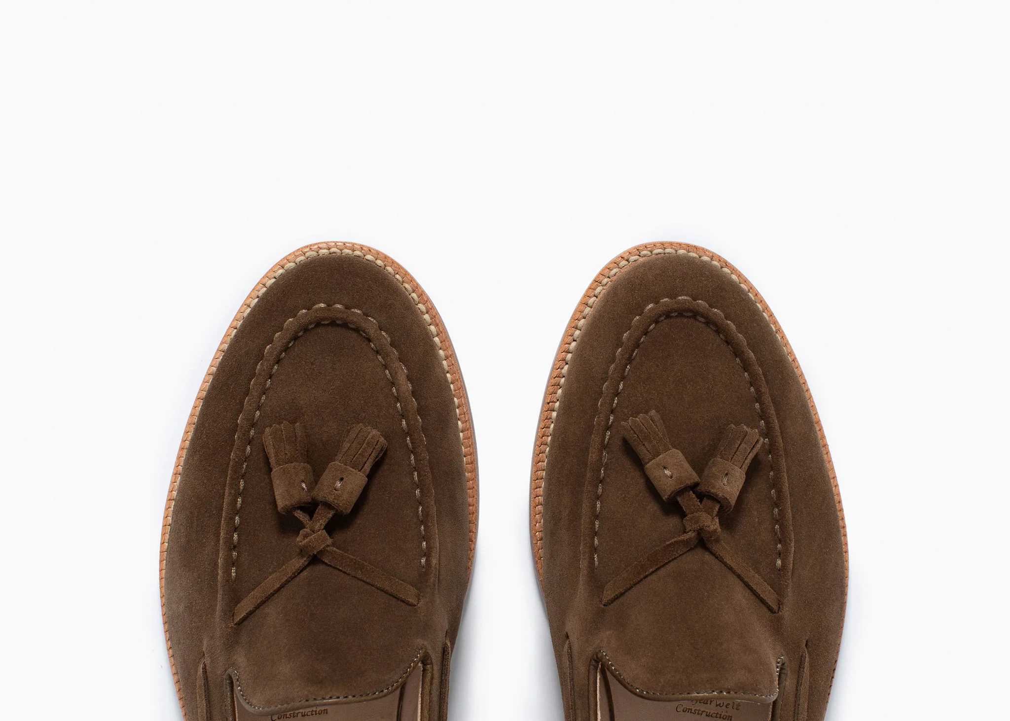 Tassel Loafer Husk Suede - Image 4